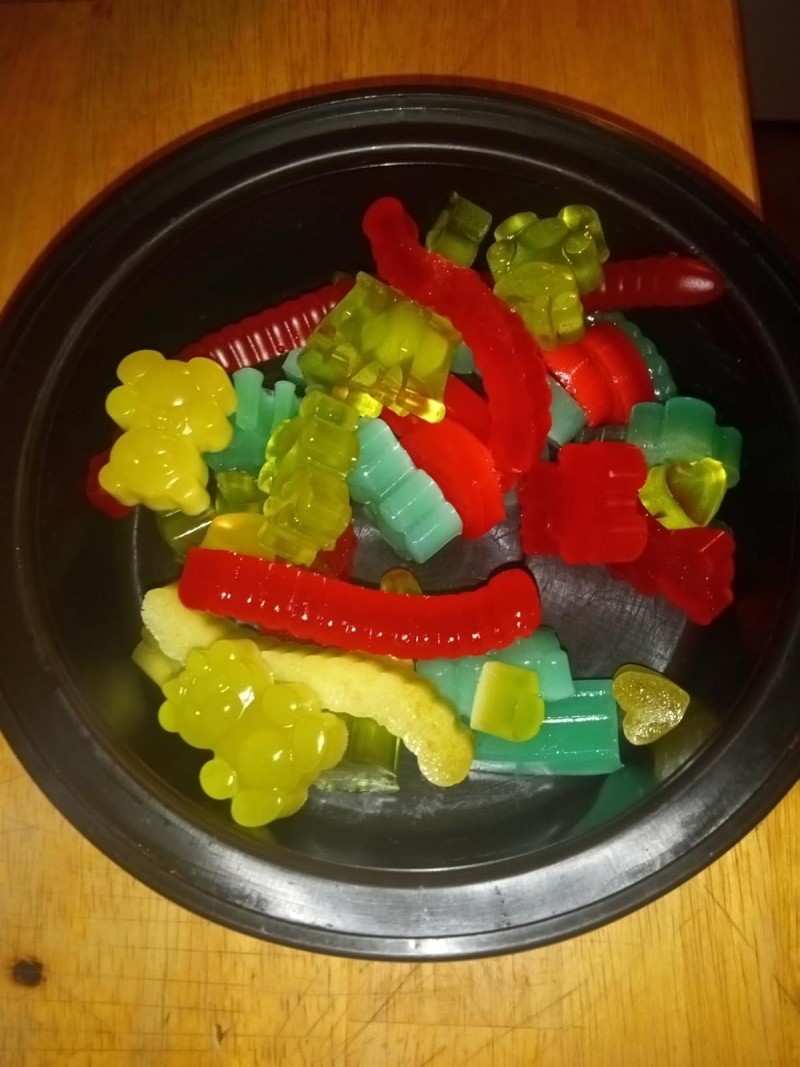 INNAL 3Pcs Silicone Candy Molds Gummy Candy Molds With 3 Dropper 50